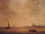 Jan van Goyen View of Dordrecht across the river Merwede Sweden oil painting artist